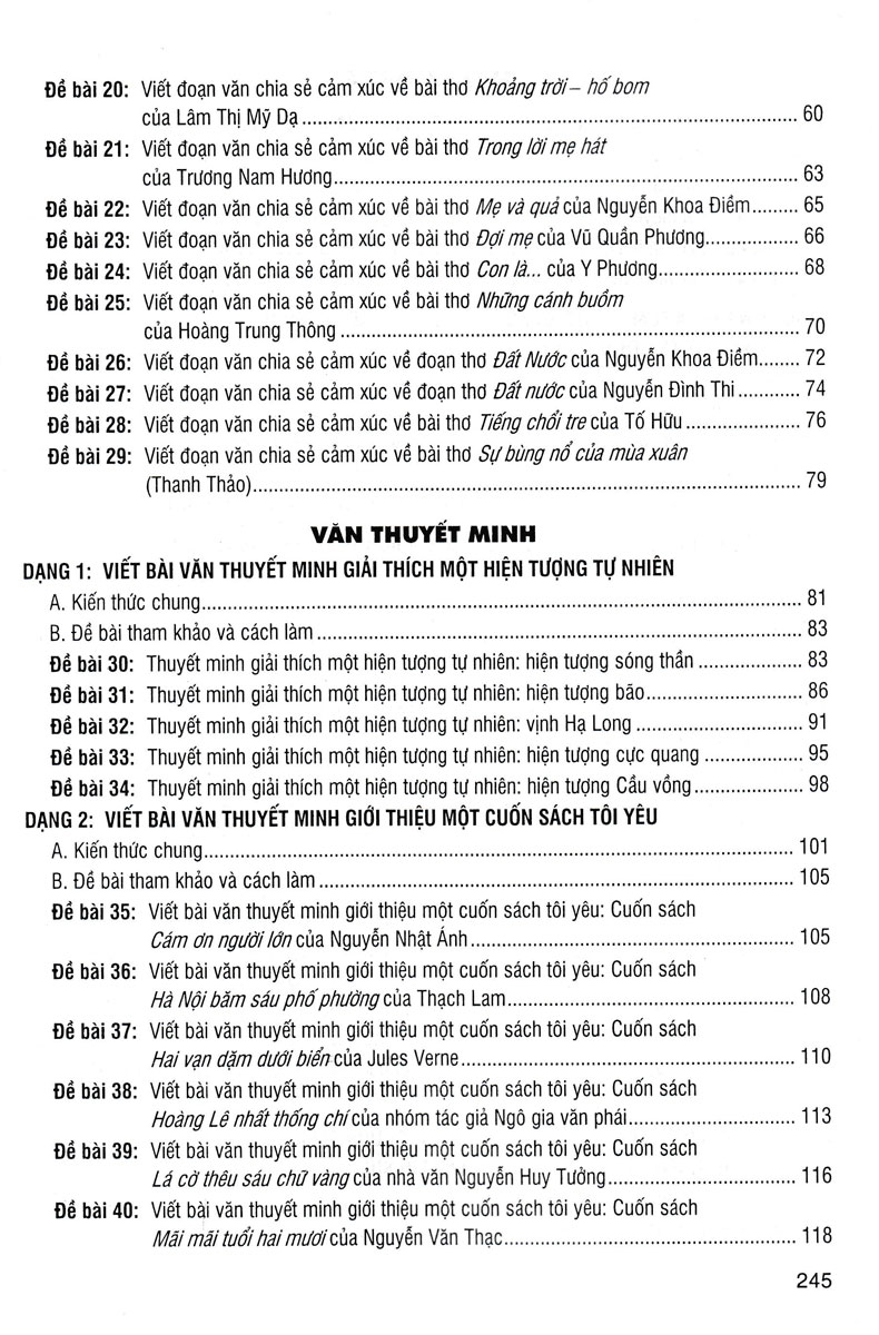 HƯỚNG DẪN VIẾT, NÓI VÀ NGHE CÁC DẠNG VĂN LỚP 8 - TẬP 1 (Dùng chung cho các bộ SGK hiện hành)